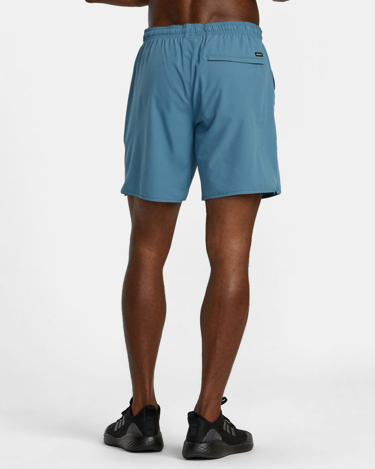 Yogger Stretch 17" Athletic Shorts - Glacier