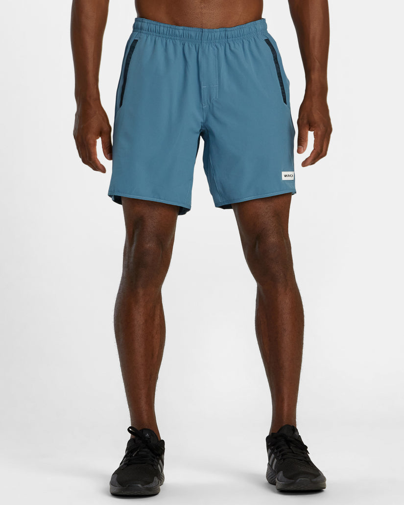 Yogger Stretch 17" Athletic Shorts - Glacier