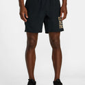 Yogger Stretch 17" Athletic Shorts - Black Arch