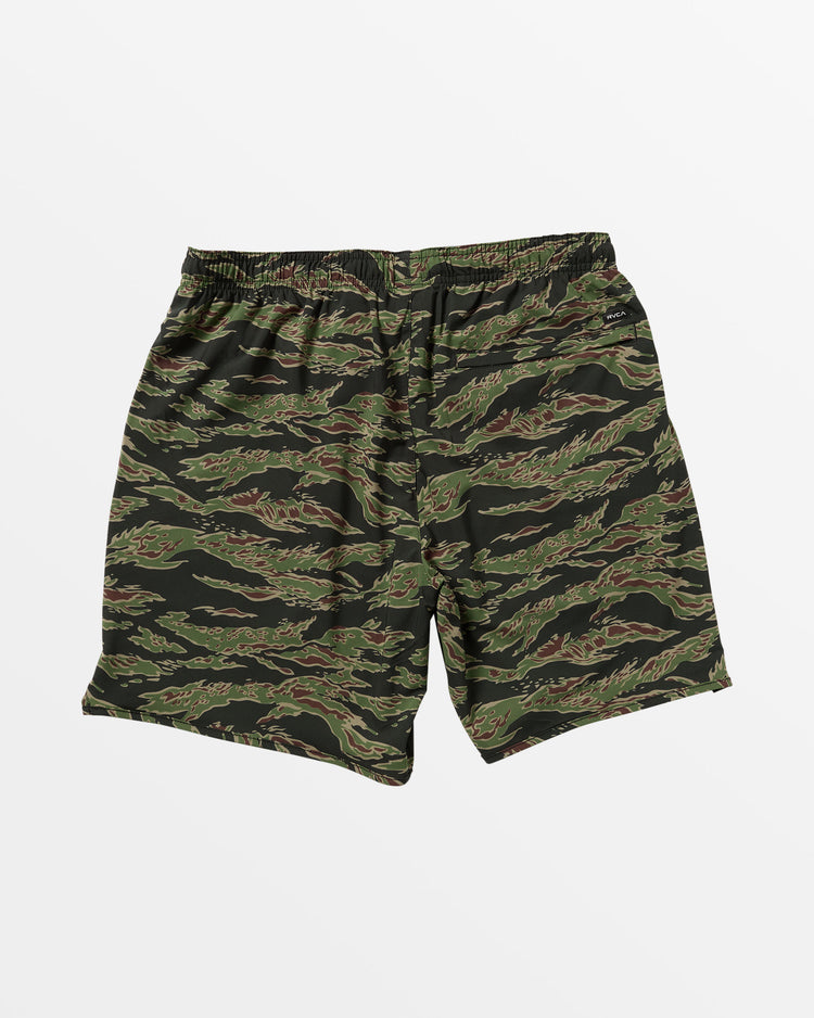 Yogger Stretch 17" Athletic Shorts - Tiger Camo