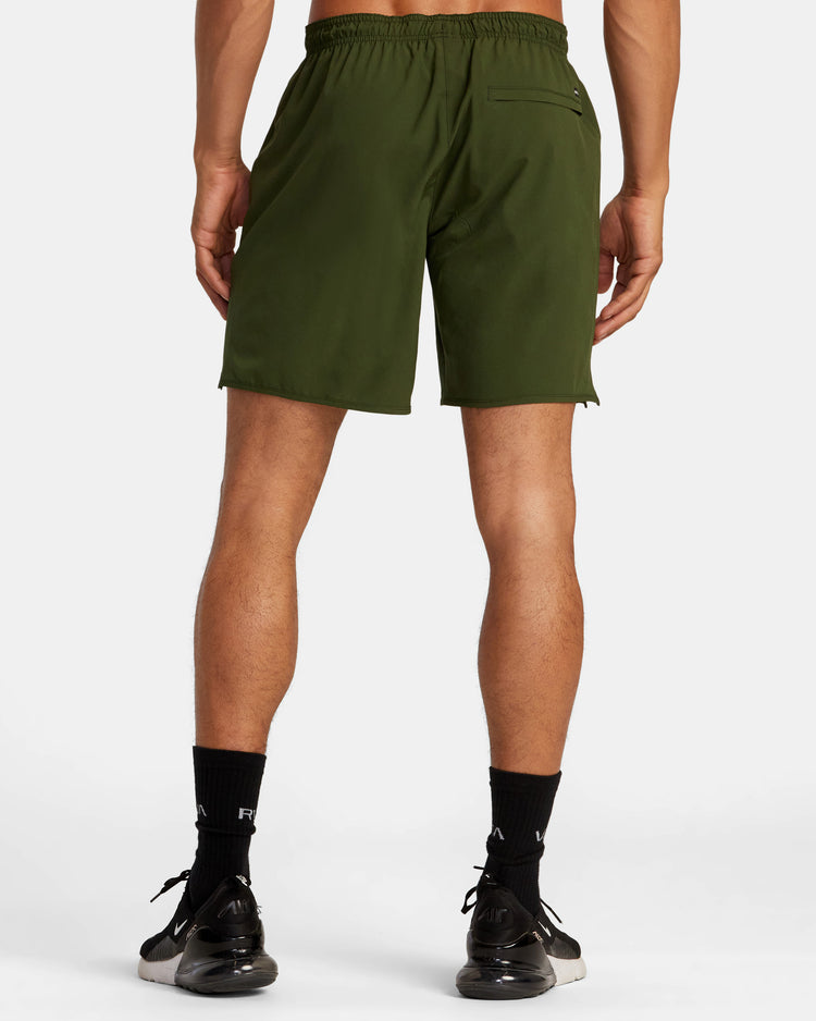 Yogger Stretch 17" Athletic Shorts - Jungle