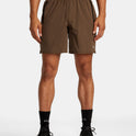 Yogger Stretch 17" Athletic Shorts - Mocha