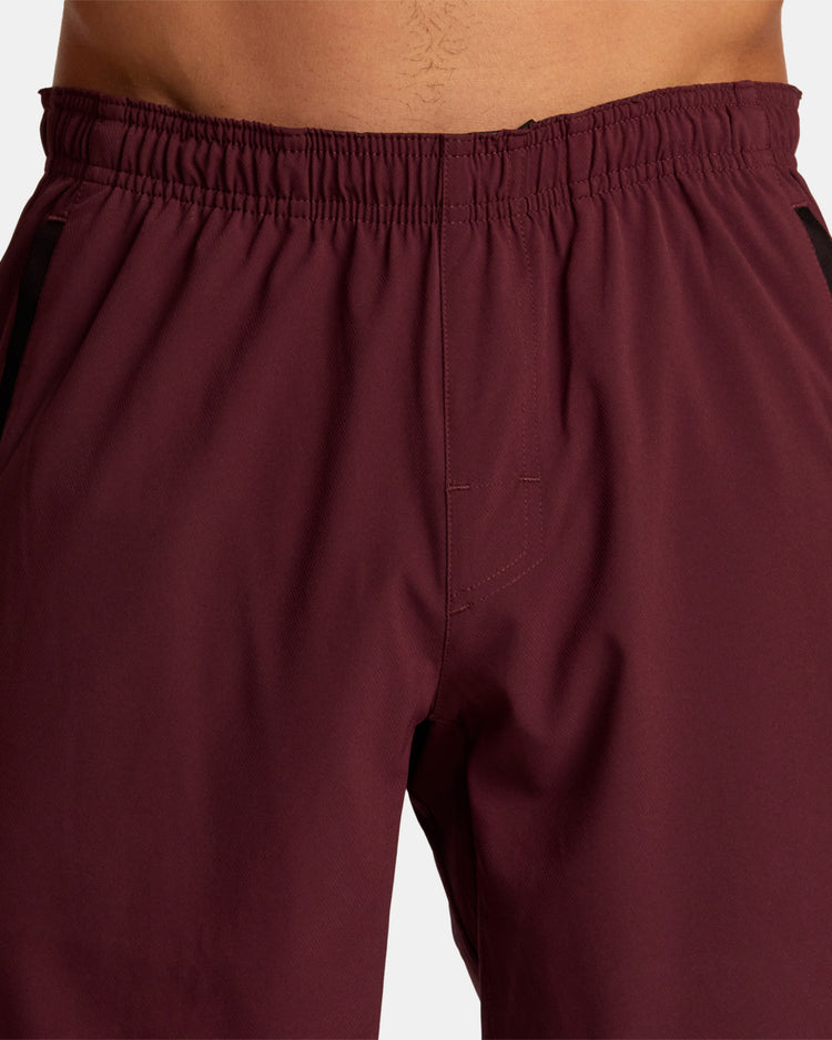 Yogger Stretch 17" Athletic Shorts - Plum