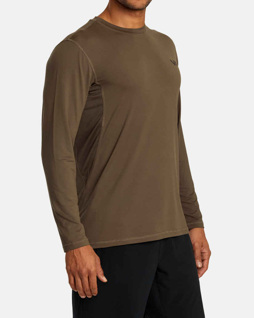 Sport Vent Long Sleeve Tee - Mocha