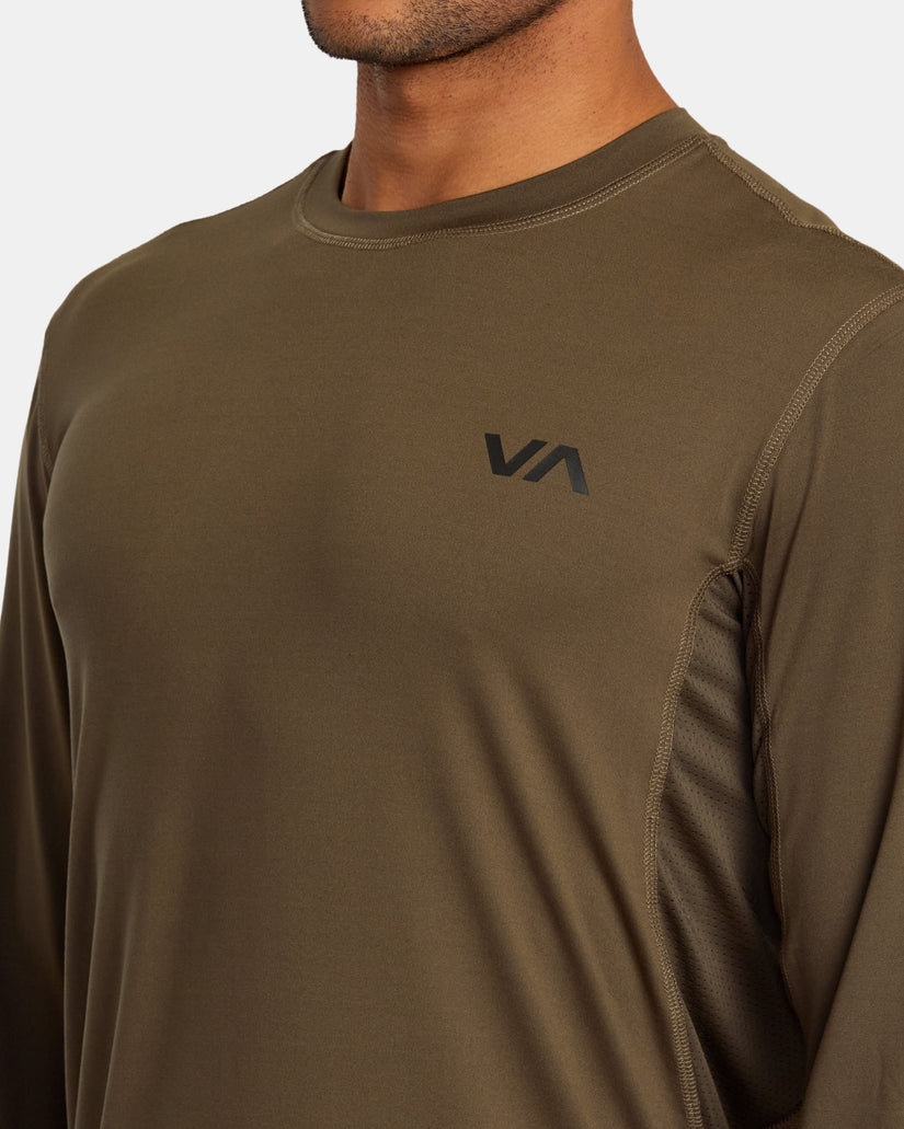 Sport Vent Long Sleeve Tee - Mocha