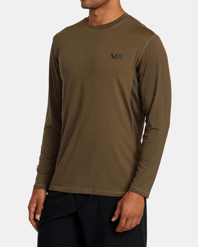 Sport Vent Long Sleeve Tee - Mocha