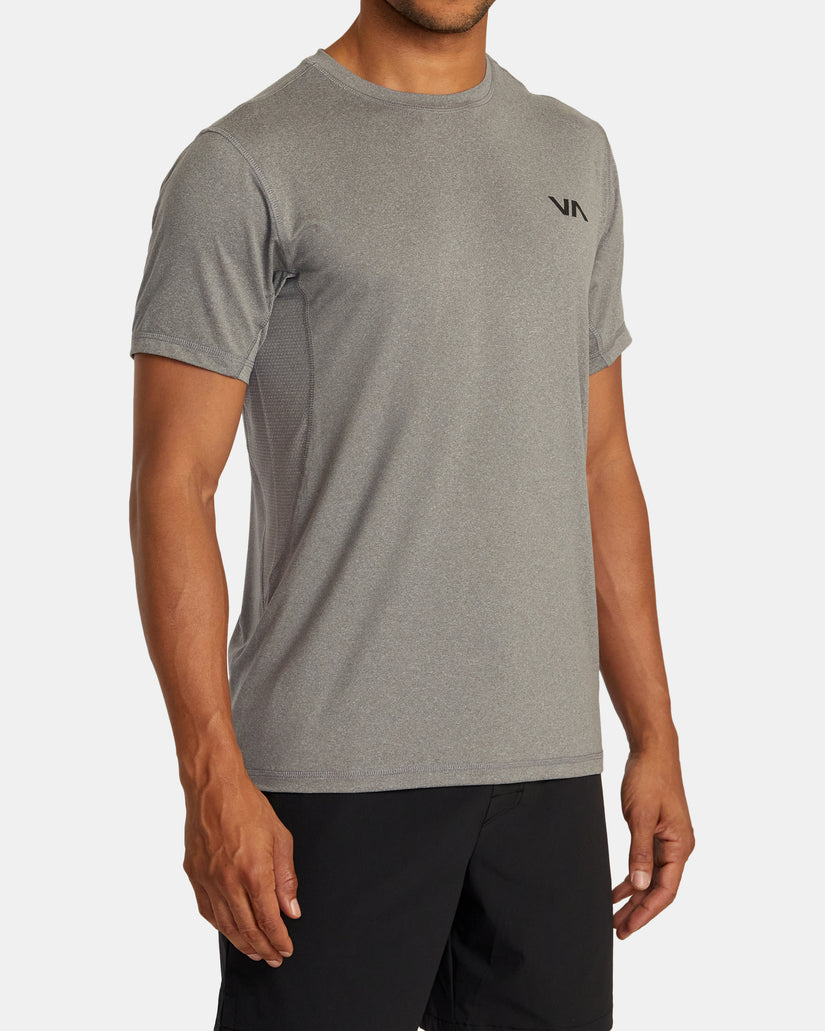 Sport Vent Performance Tee - Heather Grey