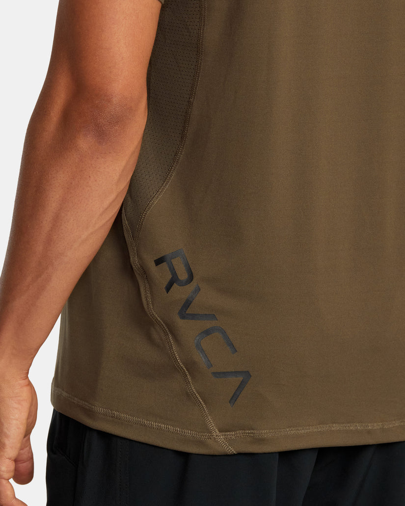 Sport Vent Performance Tee - Mocha