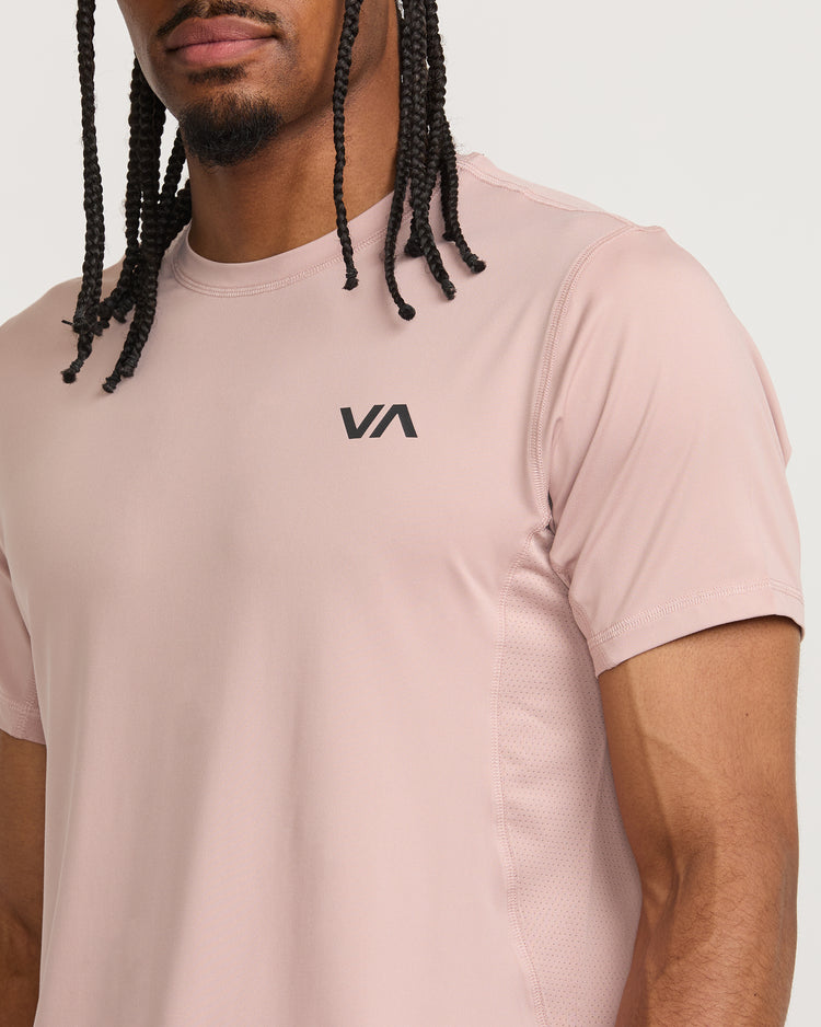 Sport Vent Performance Tee - Pale Mauve