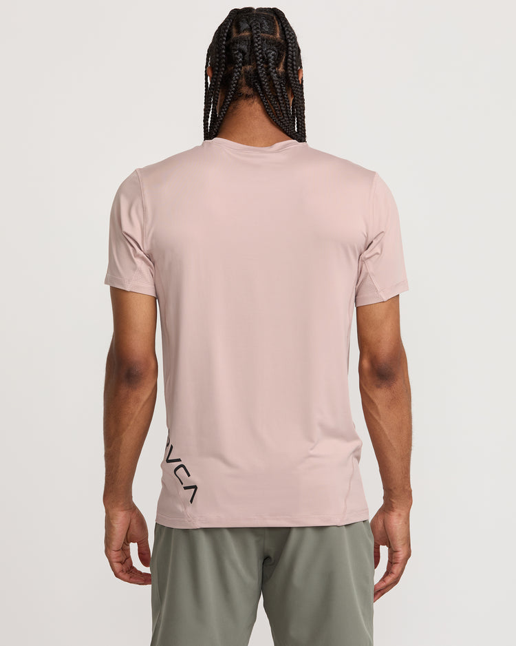 Sport Vent Performance Tee - Pale Mauve