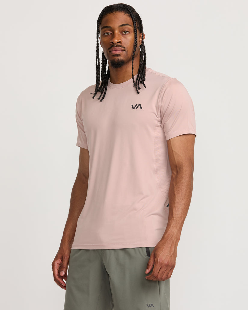 Sport Vent Performance Tee - Pale Mauve