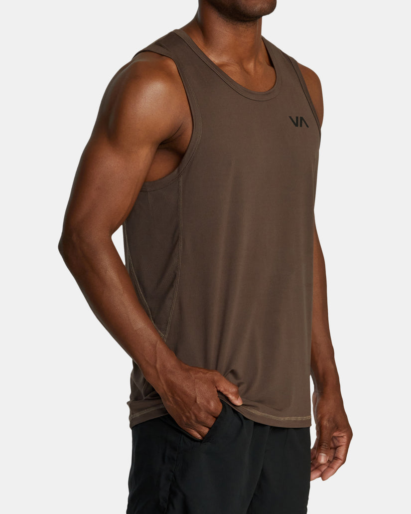 Sport Vent Tank Top - Chocolate