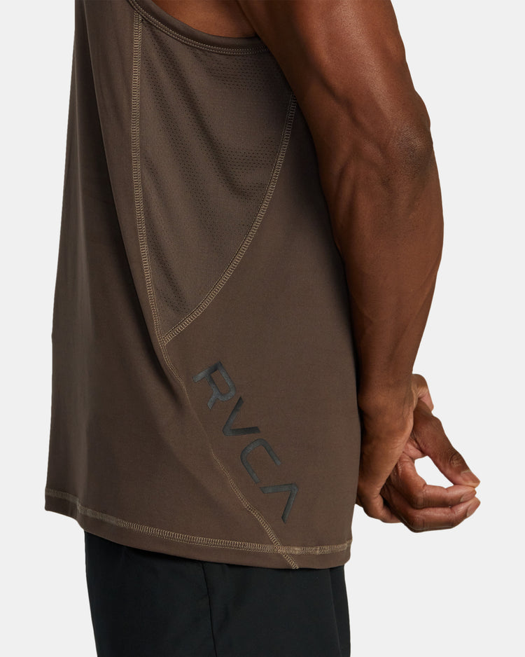 Sport Vent Tank Top - Chocolate