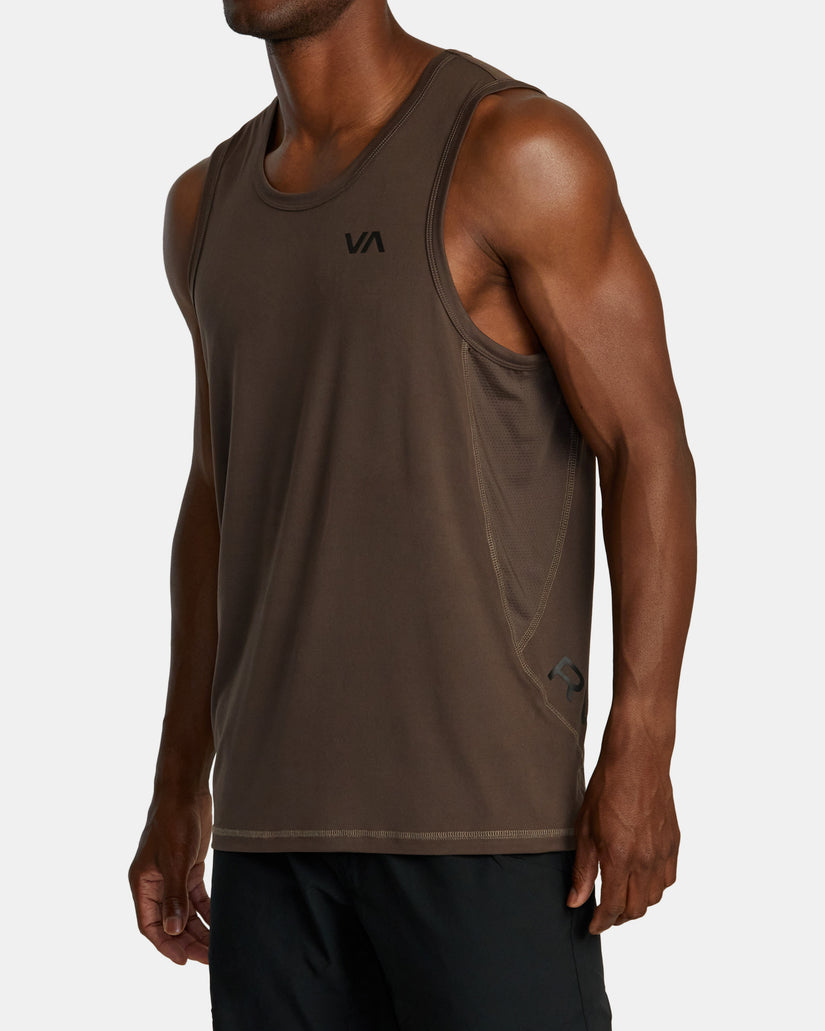 Sport Vent Tank Top - Chocolate