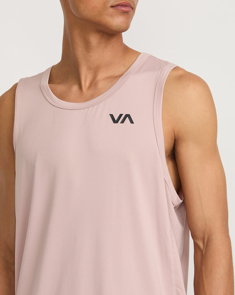 Sport Vent Tank Top - Pale Mauve