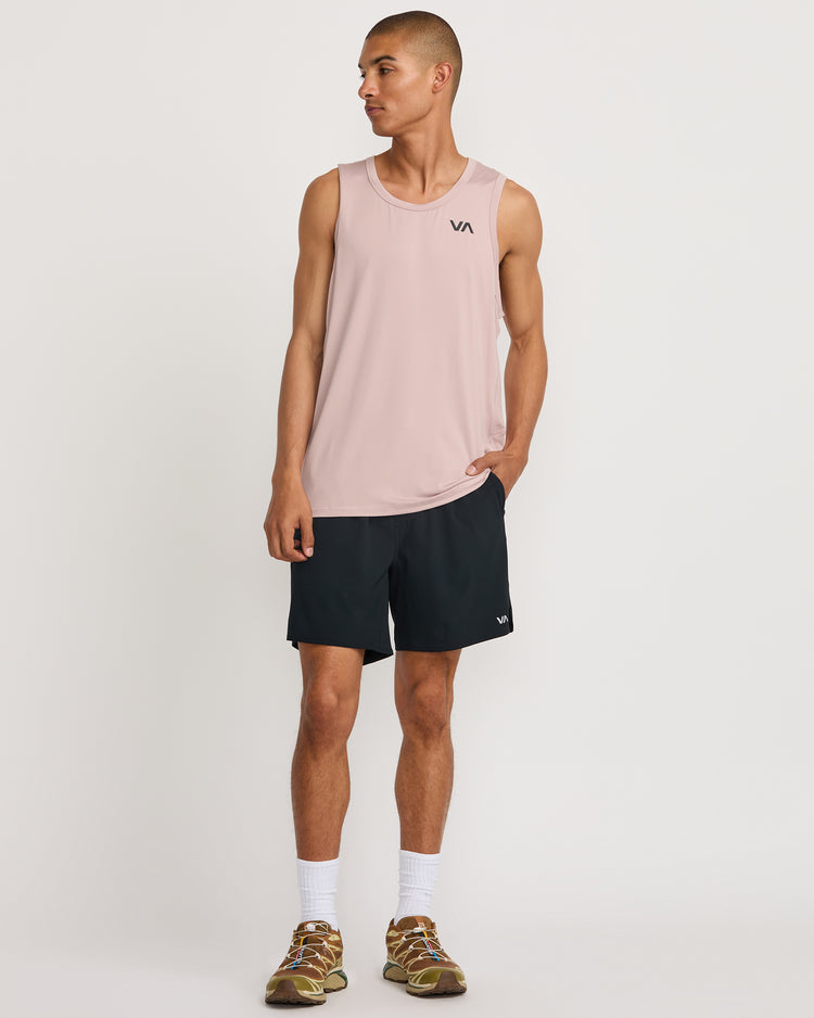 Sport Vent Tank Top - Pale Mauve