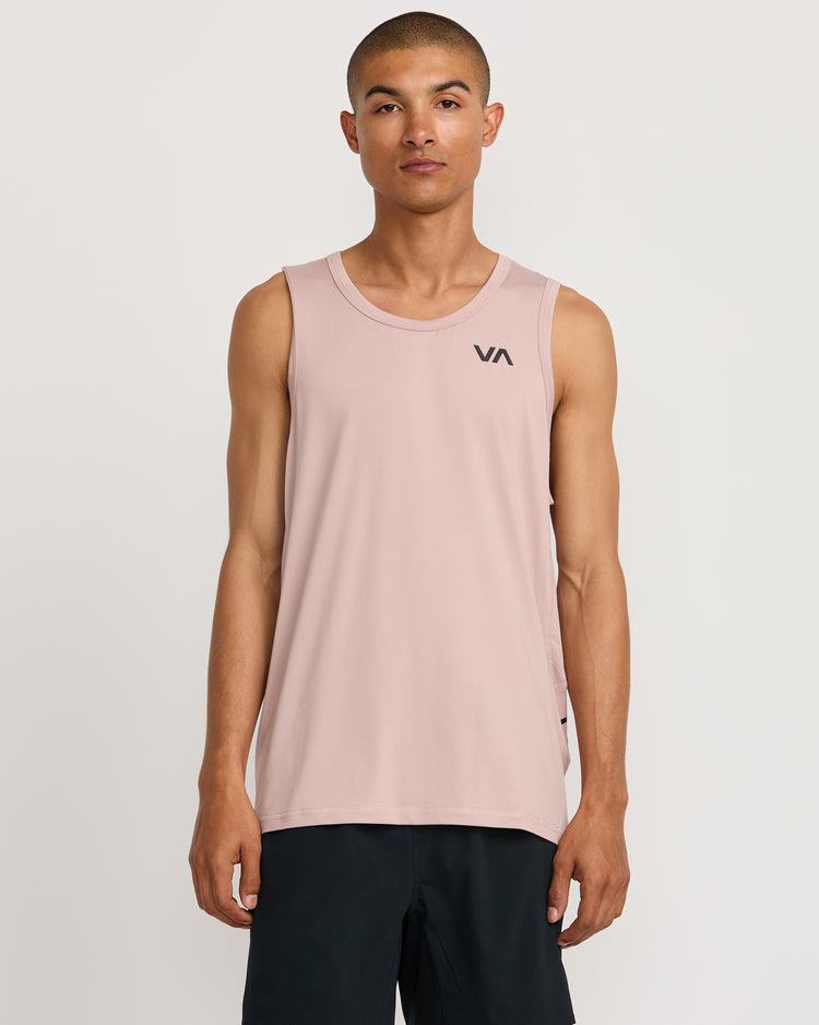 Sport Vent Tank Top - Pale Mauve