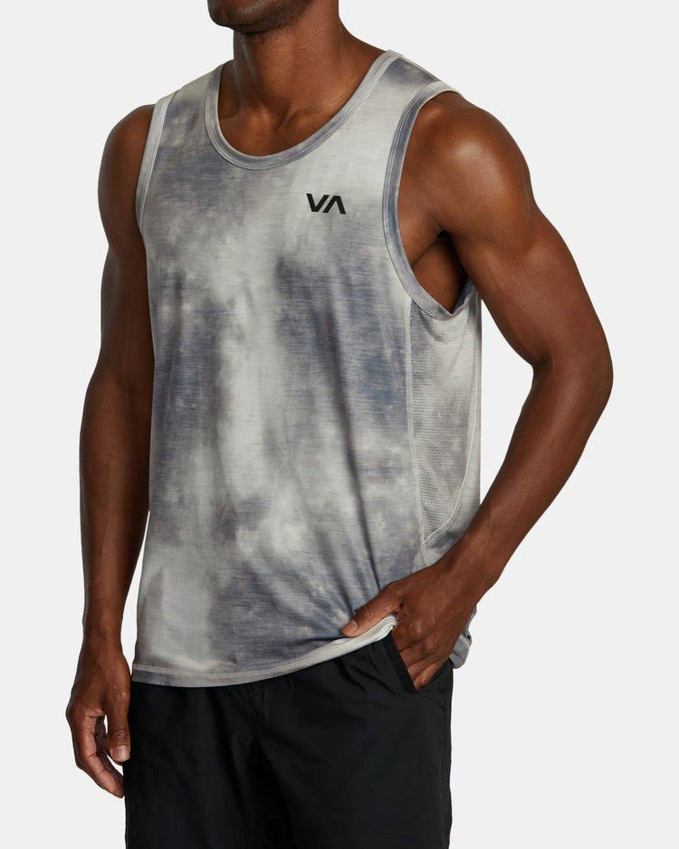 Sport Vent Tank Top - Chalk Wash