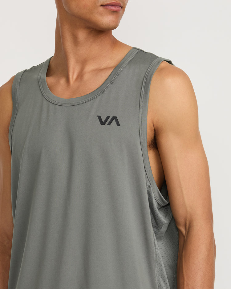 Sport Vent Tank Top - Sage Leaf