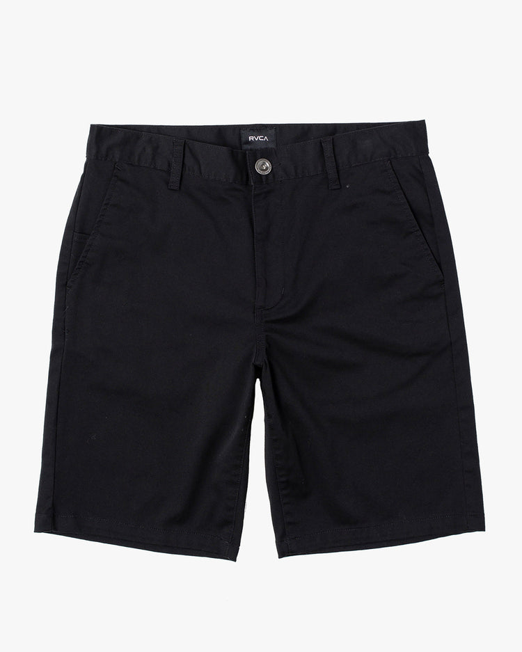 Boys Weekday Stretch 18" Shorts - Black