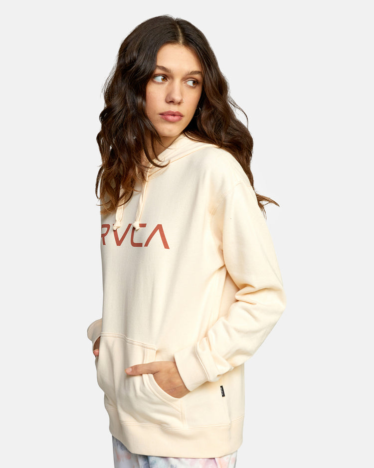 Big RVCA Hoodie - Pale Pink 2