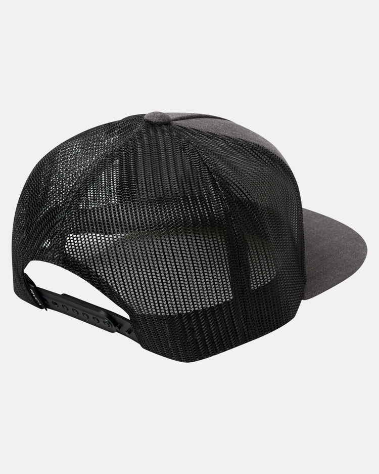 RVCA Trucker Hat - Charcoal Heather/Black