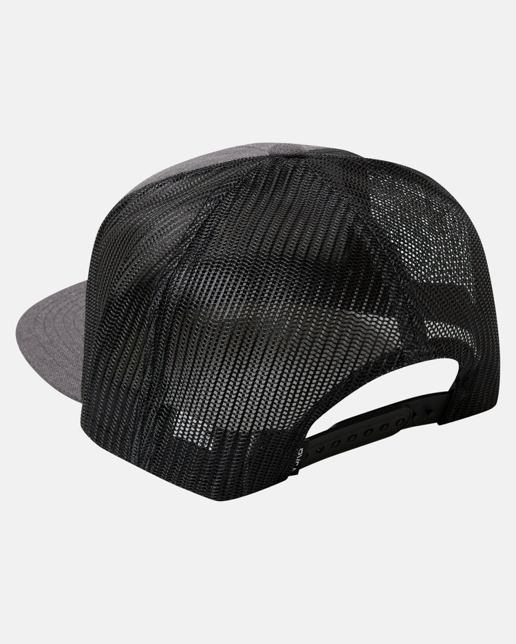 RVCA Trucker Hat - Charcoal Heather/Black