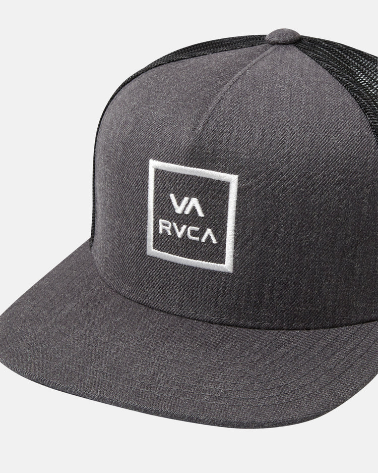 RVCA Trucker Hat - Charcoal Heather/Black