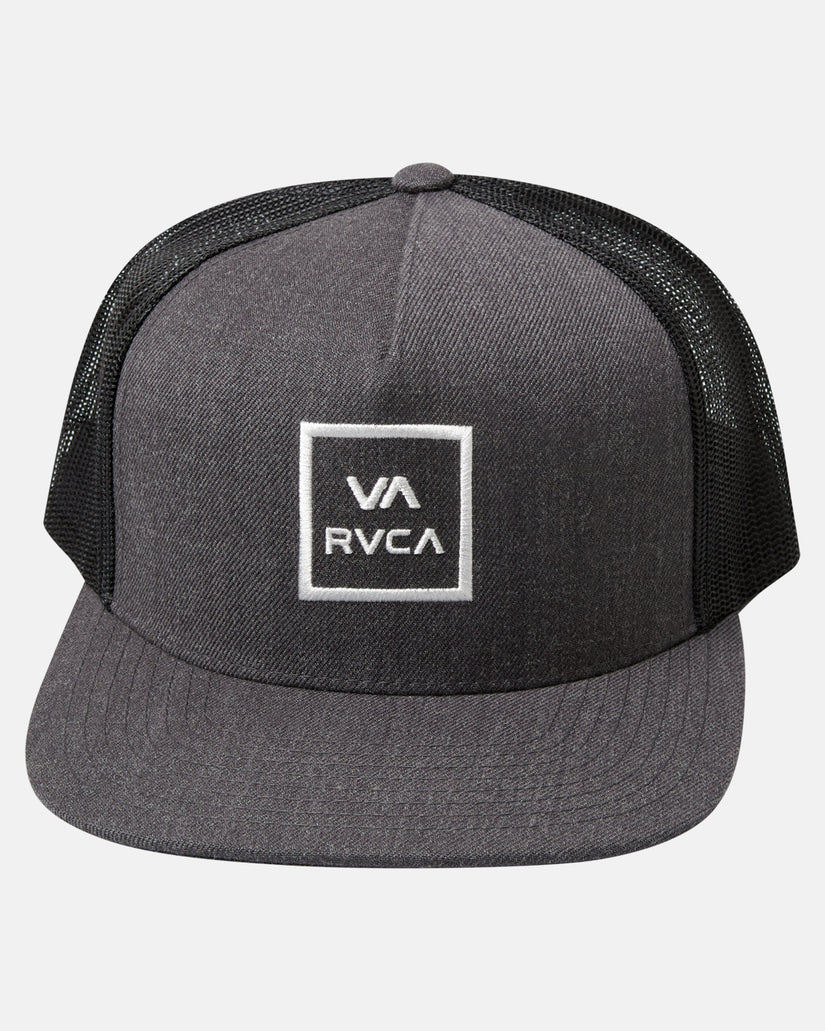 RVCA Trucker Hat - Charcoal Heather/Black