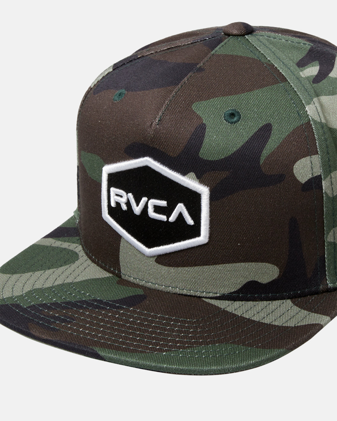 RVCA ANDREW POMMIER RAINBOW CONNECTION SNAPBACK HAT - BLK – Work