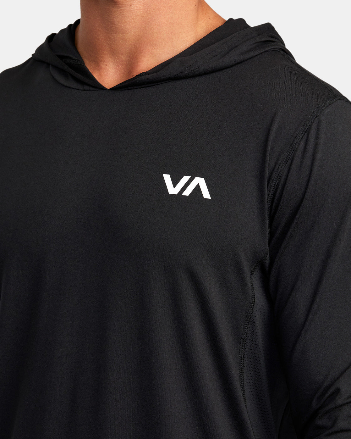 Sport Vent Technical Hooded Top - Black - BLACK / S