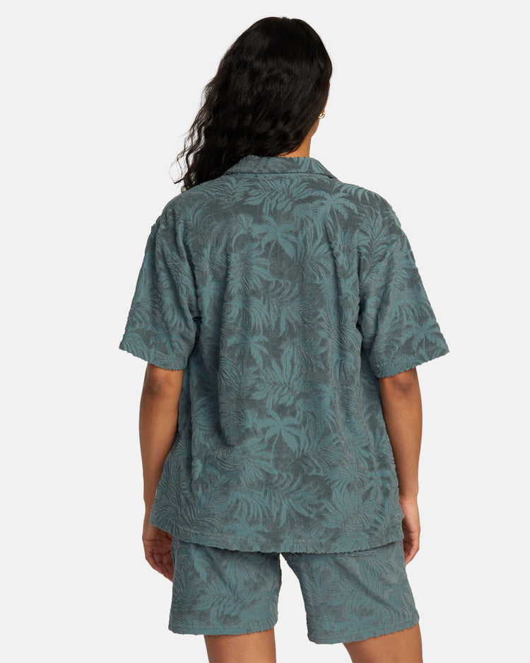 Palms Down Short Sleeve Shirt - Balsam Green