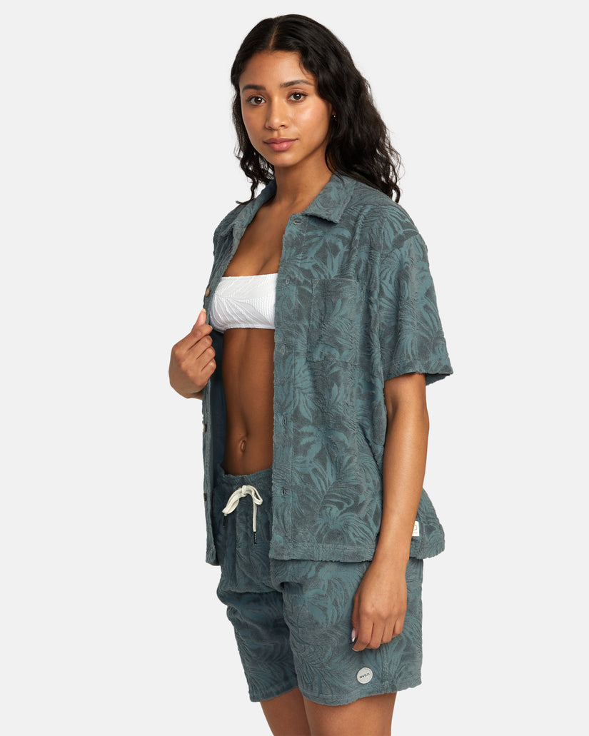 Palms Down Short Sleeve Shirt - Balsam Green