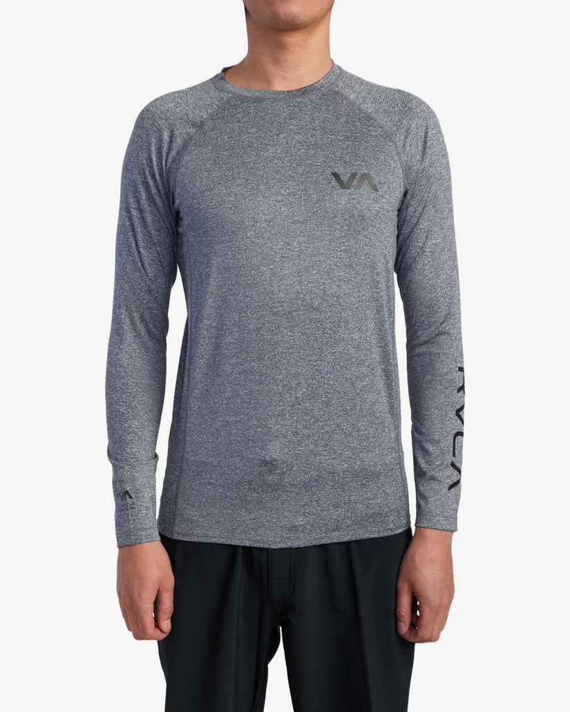 RVCA Long Sleeve Rashguard - Grey Heather