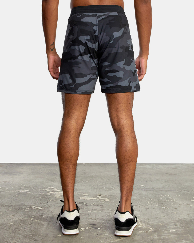 Fight 15" Scrapper Shorts - Grey Camo