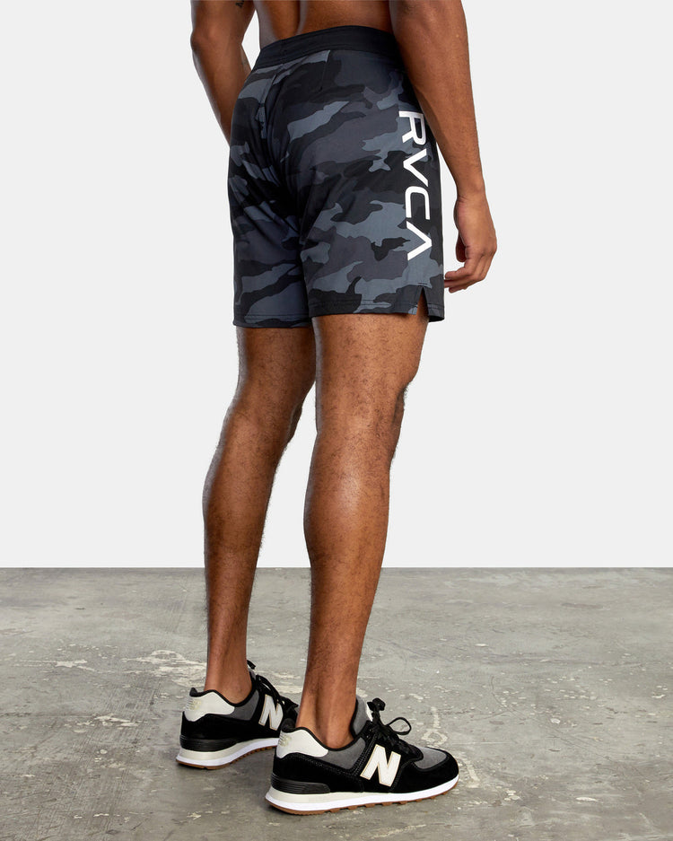 Fight 15" Scrapper Shorts - Grey Camo