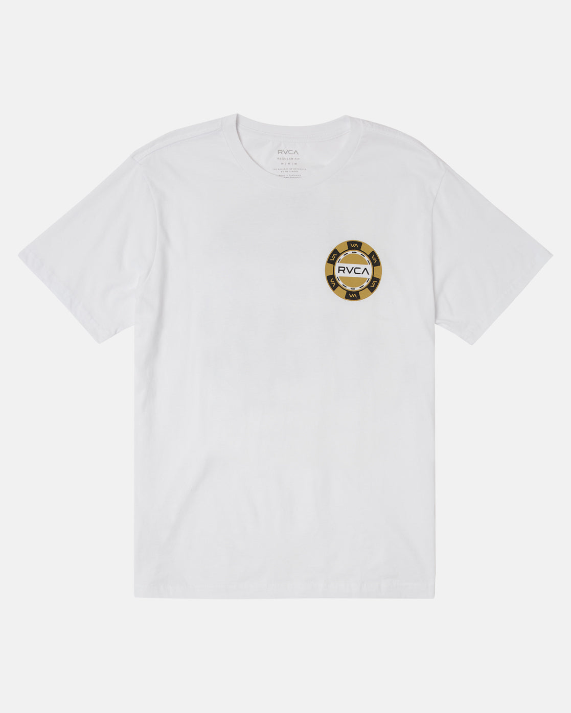 RVCA Lucky Chip Tee - White