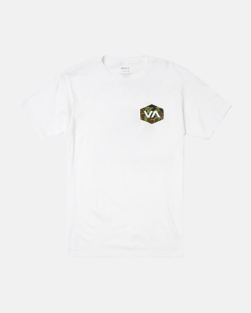 Hex Stage Tee - White