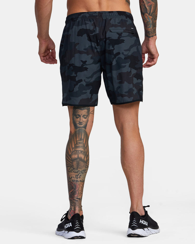 Yogger Stretch 17" Athletic Shorts - Camo