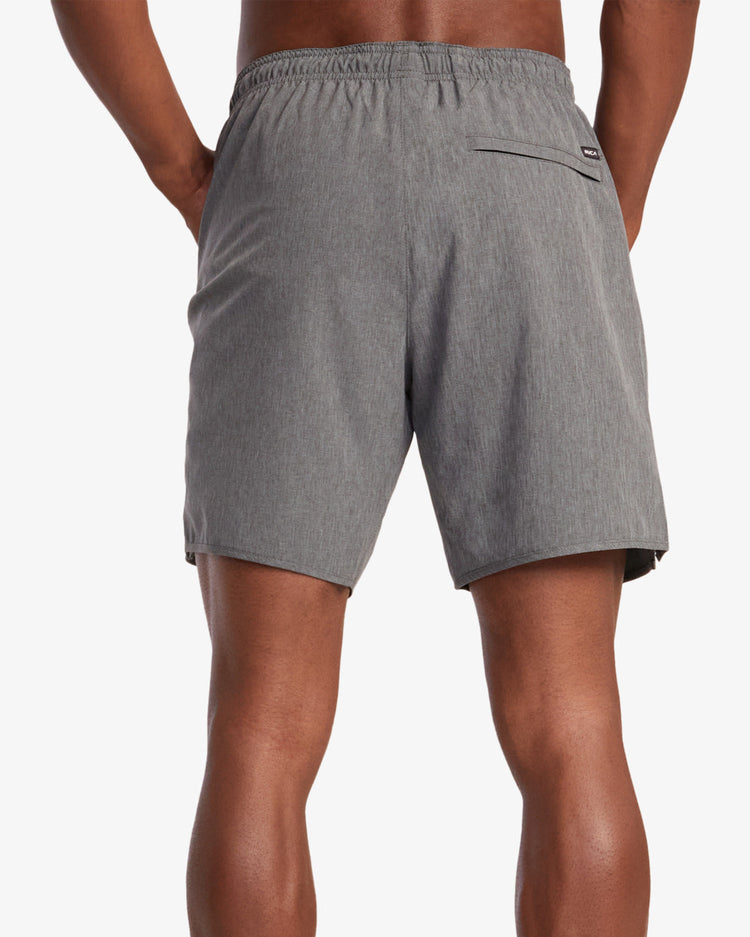 Yogger Stretch 17" Athletic Shorts - Charcoal Heather