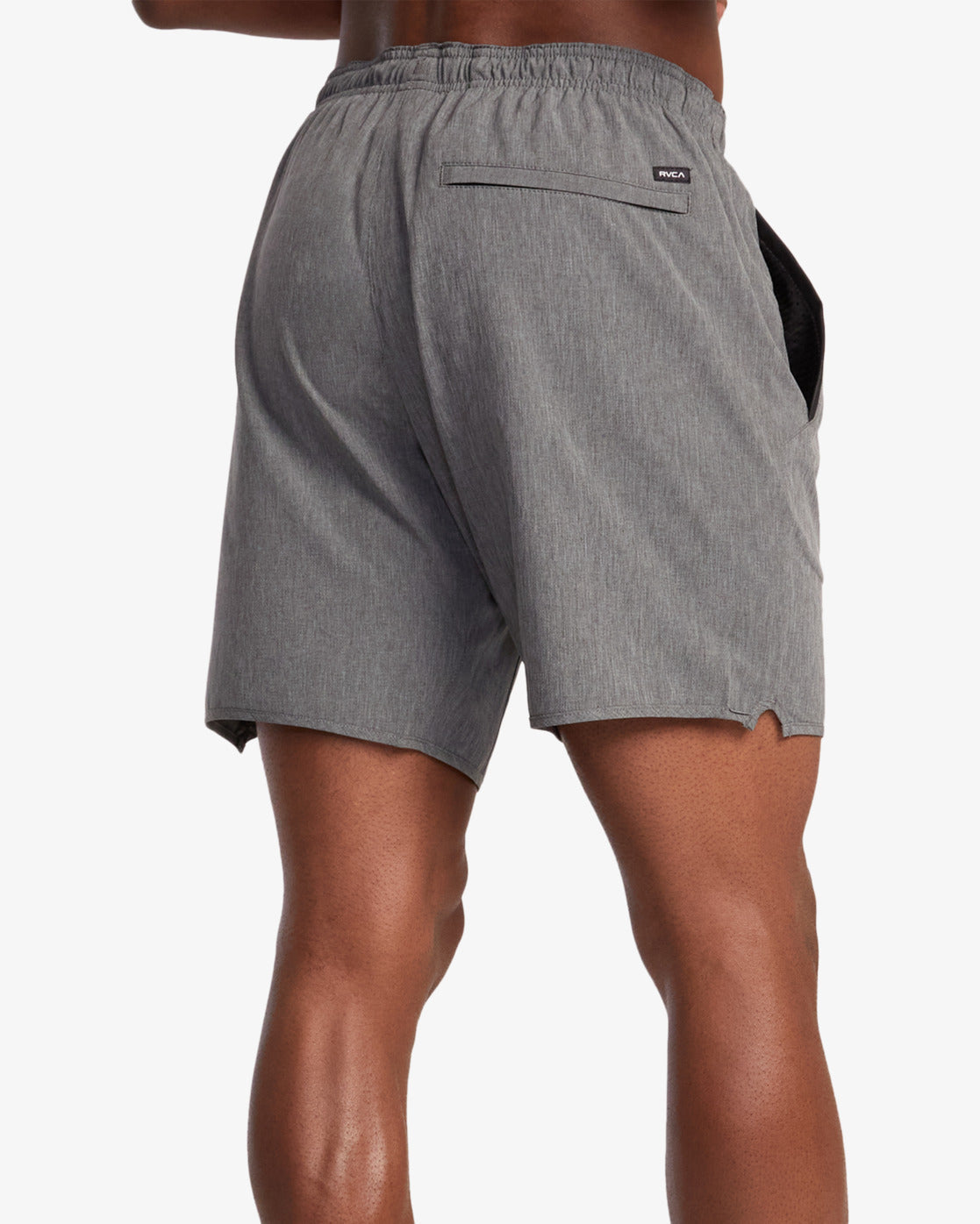 RVCA ATG Athletic Shorts - gray and black fashion - New XXL