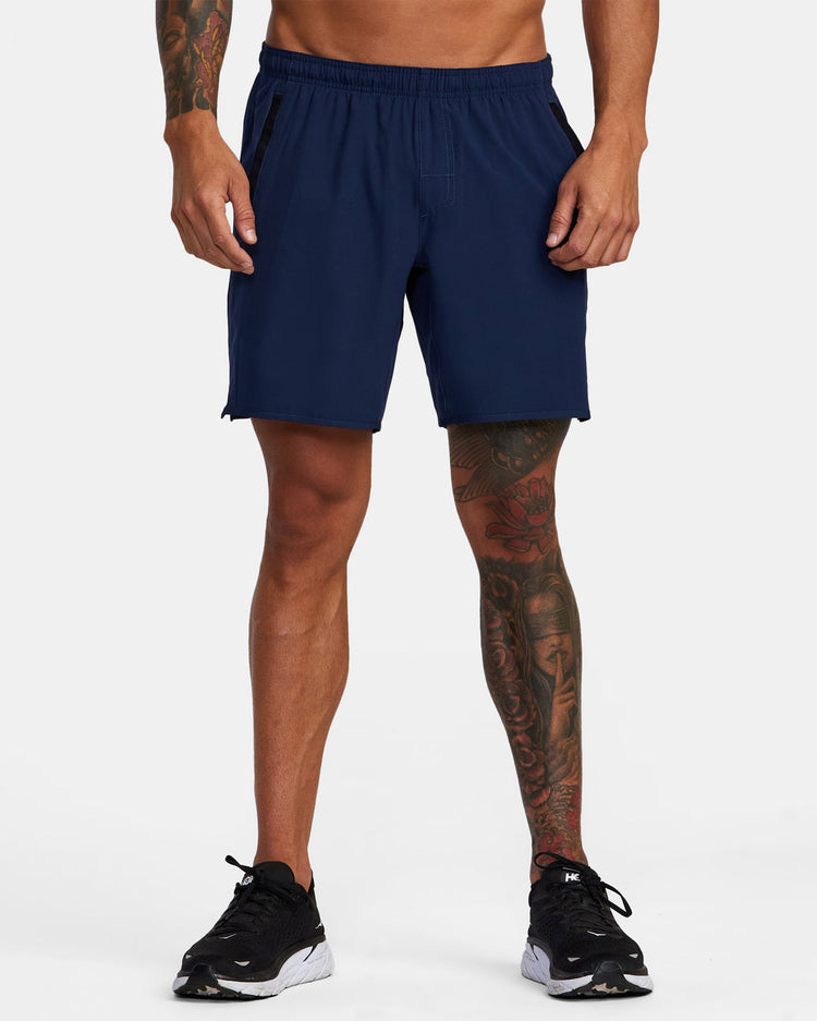 Yogger Stretch 17" Athletic Shorts - Midnight