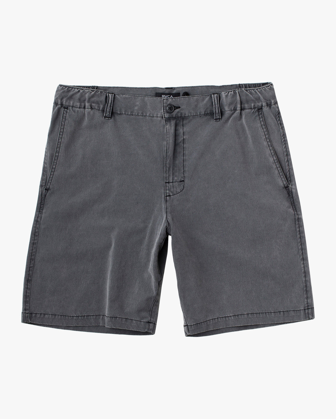 Boys All Time Coastal Rinsed 17 Hybrid Boardshorts Pirate Black RVCA