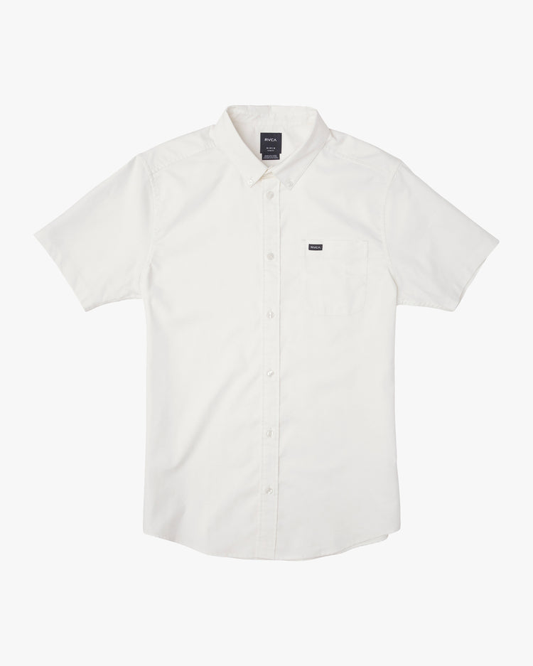 Boys Thatll Do Stretch Short Sleeve Shirt - White