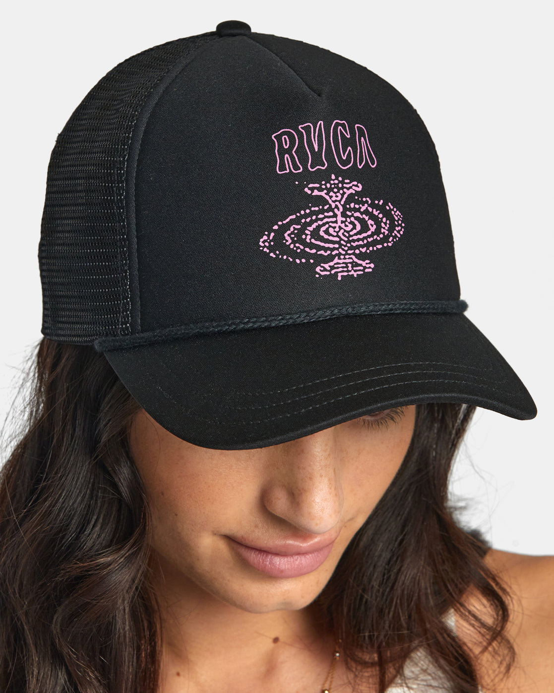 Rvca foamy cheap trucker hat