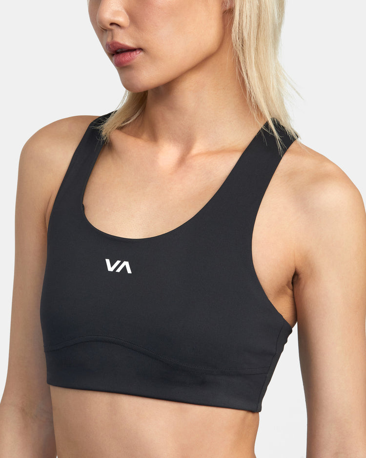 VA Essential Mid Support Sports Bra - Black