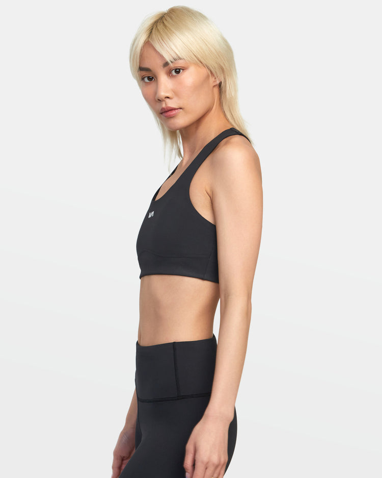 VA Essential Mid Support Sports Bra - Black