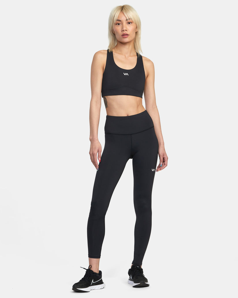 Buy RVCA women regular fit outdoor leggings black combo Online