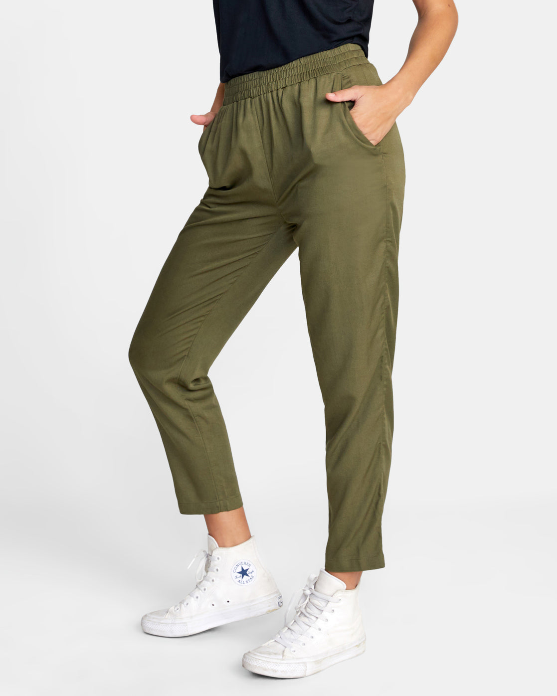 New Yume Beach Pants - Dark Olive – RVCA US