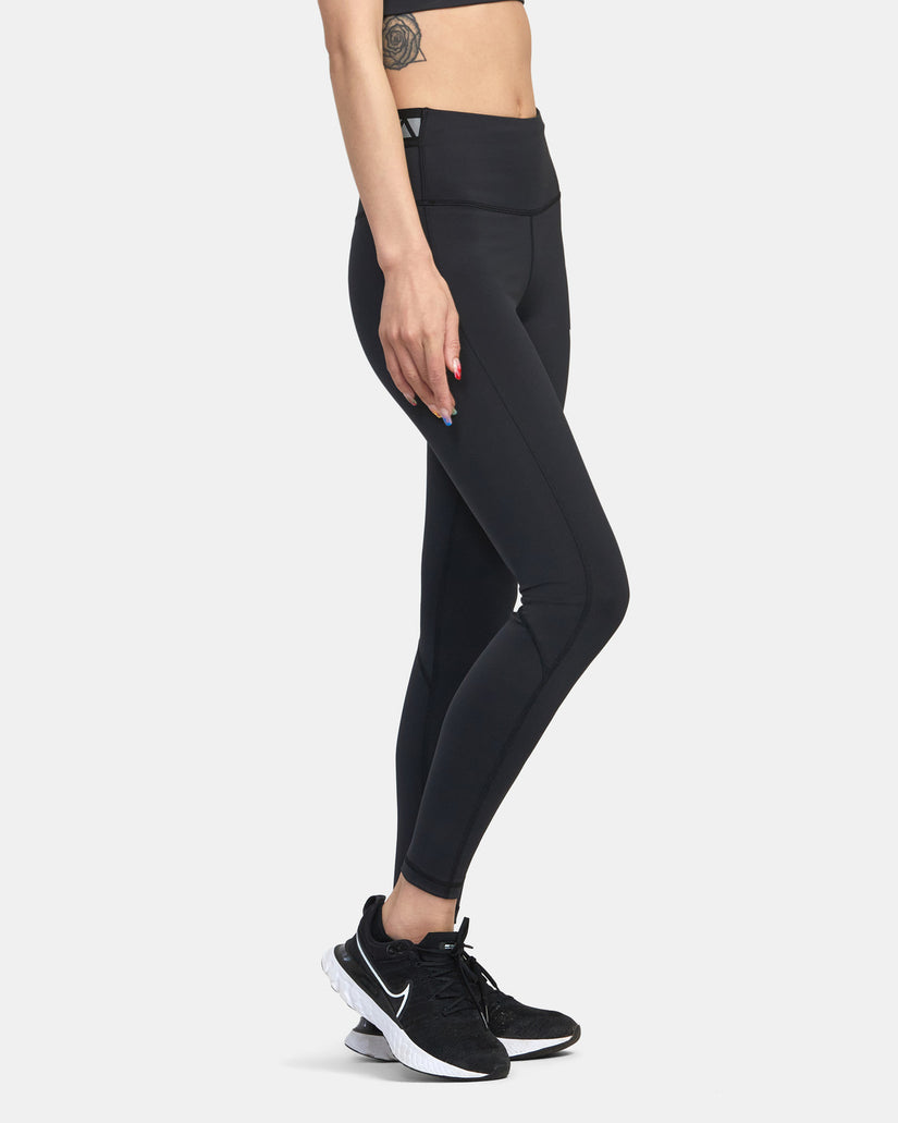 Black & Blue Volleyball Leggings Compression Pants